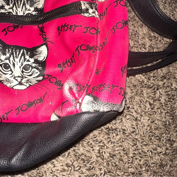Pink Cat Print Backpack - Picture 5 of 15